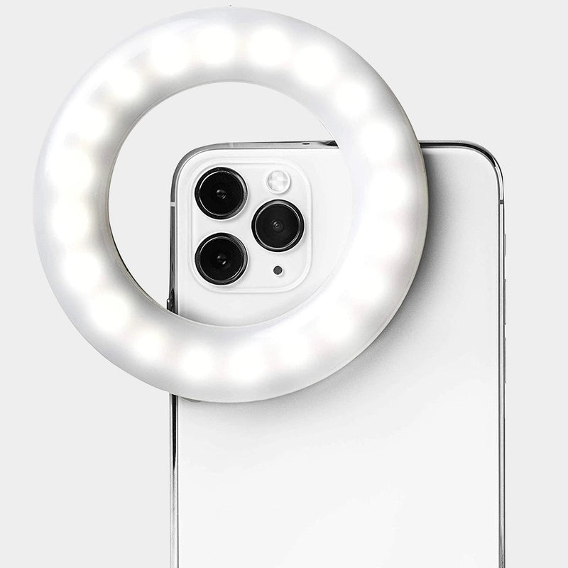 A Selfie ring light and phone stand can make all your Zooms sparkle.